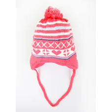 Шапка для дівчинки MTP 44 см Рожевий (PVM-097348-1-Pink)