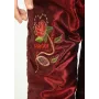 Штани для дівчинки MTP 128 см Бордовий (PVM-137262-Burgundy)