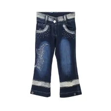 Джинси для дівчинки Puledro 98 см Синій (YDB-4274-Blue) Джинси для дівчинки Puledro 98 см Синій (YDB-4274-Blue)