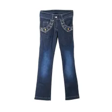 Джинси для дівчинки Puledro 116 см Темно-синій (YDB-4142-Navy-blue)