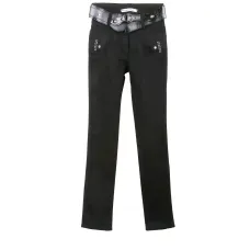 Джинси для дівчинки Flamingo 128 см Чорний (YDB-4267-Black)