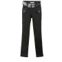 Джинсы для девочки Flamingo 128 см Черный (YDB-4267-Black)