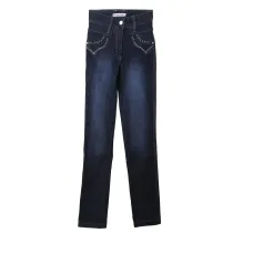 Джинси для дівчинки Flamingo 140 см Синій (YDB-4266-Blue)