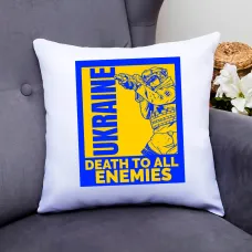 Декоративна подушка Кавун Death to all enemies 40x40 см (П000813)