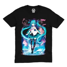 Футболка Stedman Hatsune Miku Vocaloid MRZ v147 XS Чорний (24585)