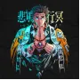 Футболка Stedman Gyomei Himejima Kimetsu no Yaiba MRZ v13 XS Чорний (24435)