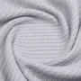 Плед-покривало косичка COSAS 200х220 см Smoky Knitted Braid Сірий