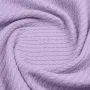 Плед-покрывало косичка COSAS 200х220 см Lavander Knitted Braid Орхидея
