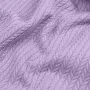 Плед-покрывало косичка COSAS 200х220 см Lavander Knitted Braid Орхидея
