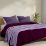 Плед-покрывало косичка COSAS 200х220 см Lavander Knitted Braid Орхидея