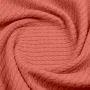 Плед-покрывало косичка COSAS 200х220 см Сinnamon Knitted Braid Корица