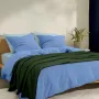 Плед-покривало косичка COSAS 200х220 см Agave Knitted Braid Агава
