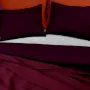 Плед-покрывало косичка COSAS 200х220 см Ruby Knitted Braid Бордовый