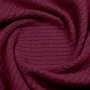 Плед-покрывало косичка COSAS 200х220 см Ruby Knitted Braid Бордовый
