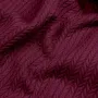Плед-покрывало косичка COSAS 200х220 см Ruby Knitted Braid Бордовый