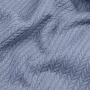 Плед-покрывало косичка COSAS 200х220 см Nightfall Knitted Braid Синий