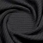 Плед-покривало косичка COSAS 200х220 см Panther Knitted Braid Чорний