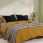 Плед-покривало косичка COSAS 200х220 см Bronze Knitted Braid Кварцовий