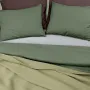 Плед-покривало косичка COSAS 200х220 см Olive Knitted Braid Оливковий