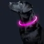 Светодиодный LED ошейник No Brand L-18 Pink M