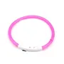 Светодиодный LED ошейник No Brand L-18 Pink M