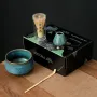 Набор Mavanto 5424 для приготовления чая матча 7 предметов Blue