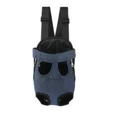 Рюкзак- кенгуру для котів і собак No Brand SY210814 M Dark Blue (12665-76070)