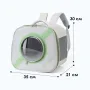 Рюкзак-переноска для кошек Taotaopets 241109 Window Салатовый (12480-76138)
