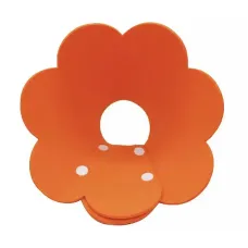 Мягкий воротник-подушка для кошек No Brand DT-1063 Flower XL Orange послеоперационный