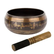 Співоча чаша Kailash Дхармачакра 168х168х78 мм Античний Бронзовий (27700) Співоча чаша Kailash Дхармачакра 168х168х78 мм Античний Бронзовий (27700)