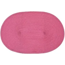 Килимки-плейсмати BonaDi Casual Oval 44х30 см Фуксія 4 шт DP229843