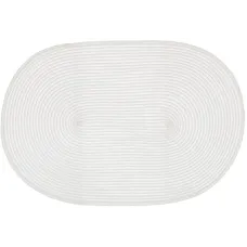 Килимки-плейсмати BonaDi Casual Oval 44х30 см Білий 4 шт DP229847