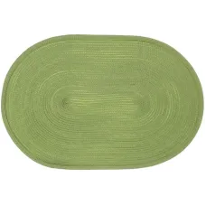 Килимки-плейсмати BonaDi Casual Oval 44х30 см Зелений лайм 4 шт DP229848