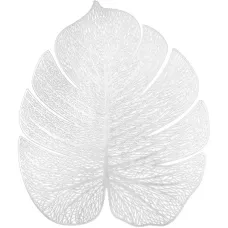 Килимки-плейсмати BonaDi Monstera Silver 32х38 см Сріблястий 4 шт DP229863