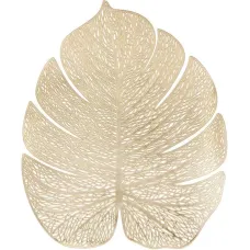 Килимки-плейсмати BonaDi Monstera Gold 32х38 см Золотистий 4 шт DP229864