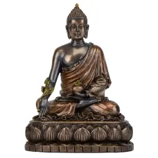 Фігура інтер'єрна Buddha висота 14 см Veronese Коричневий AL229943 Фігура інтер'єрна Buddha висота 14 см Veronese Коричневий AL229943
