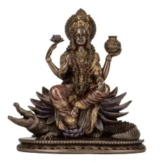 Фігура інтер'єрна Goddess Ganga 20 см Veronese Коричневий AL229944 Фігура інтер'єрна Goddess Ganga 20 см Veronese Коричневий AL229944
