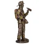 Фігура інтер'єрна Fireman 30 см Veronese Коричневий AL229945