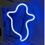 Настінний неоновий світильник-нічник Angel Привид Casper синій