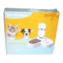 Кормушка для котов и собак RIAS Pet Love Bowl с поилкой White