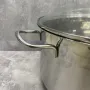 Каструля з нержавіючої сталі зі скляною кришкою 8,6л Maestro MR-3508-28