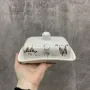 Маслянка керамічна 12,5х17х9 см Boho Style S&T 3397-20