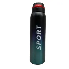 Термос-поїлка 500 мл Sport Stenson MT-3450/33203 зелено-чорний Термос-поїлка 500 мл Sport Stenson MT-3450/33203 зелено-чорний