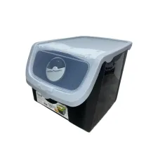Контейнер для овощей 12 л 23,5х32,5х23,5 см Hobby Life 02 1506 черный с светло-серым