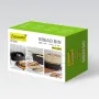 Хлібниця пластикова з кришкою Maestro 34,5х23,5х13 см MR-1776 Black