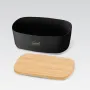 Хлібниця пластикова з кришкою Maestro 34,5х23,5х13 см MR-1776 Black