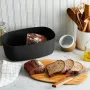 Хлібниця пластикова з кришкою Maestro 34,5х23,5х13 см MR-1776 Black