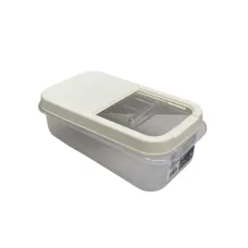 Контейнер для зберігання сипучих продуктів 5 л SOFT CHEF 00764 прозорий/білий Контейнер для зберігання сипучих продуктів 5 л SOFT CHEF 00764 прозорий/білий