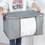 Складна коробка для зберігання речей 60х38х35 см Stenson WHW64803-44 сірий