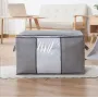Складна коробка для зберігання речей 60х38х35 см Stenson WHW64803-44 сірий